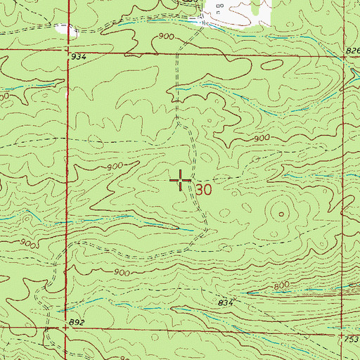 Topographic Map of Independence School (historical), AR