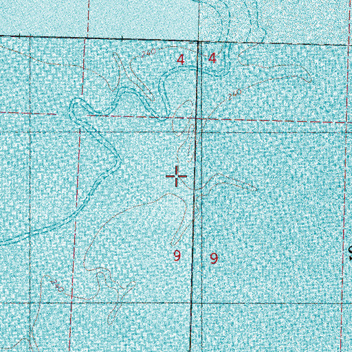 Topographic Map of Lott Branch, MS