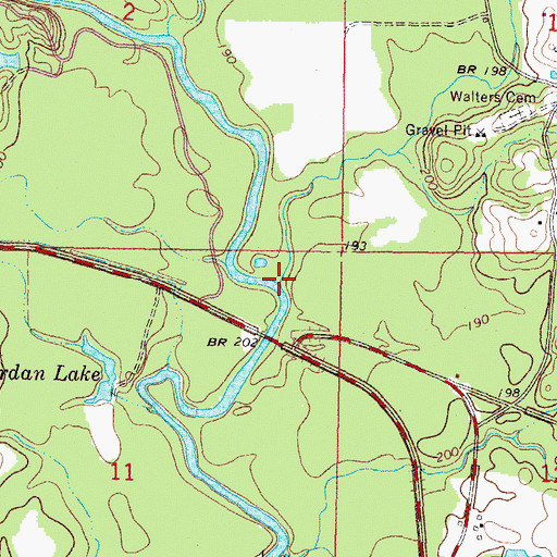 Topographic Map of Magee Creek, MS