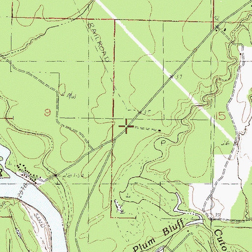 Topographic Map of Mengel Lumber Camp, MS