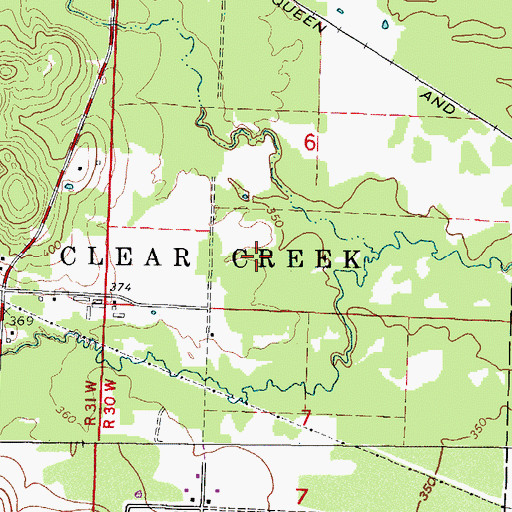 Topographic Map of Nettle Hill School (historical), AR