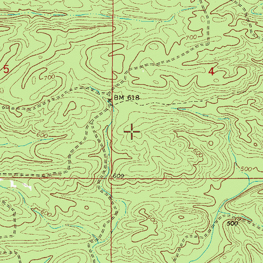 Topographic Map of Antimony School (historical), AR