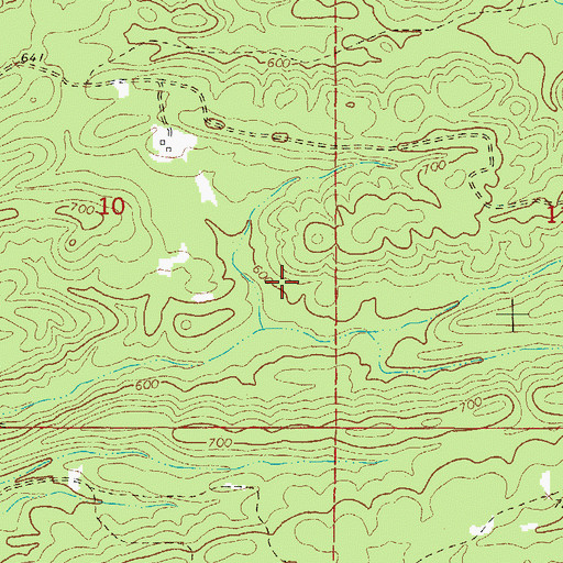Topographic Map of Graves School (historical), AR