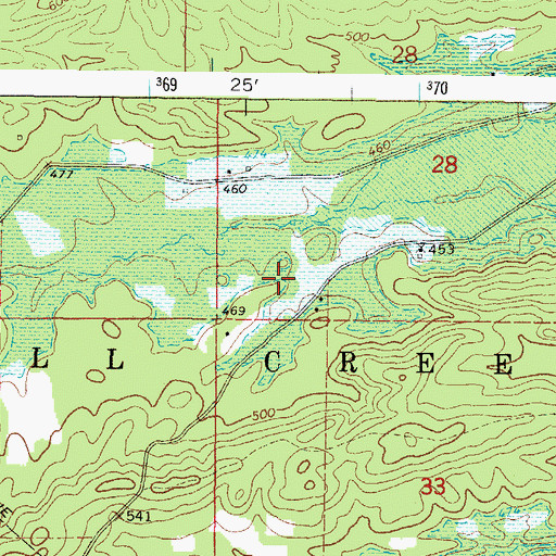 Topographic Map of Morphew School (historical), AR