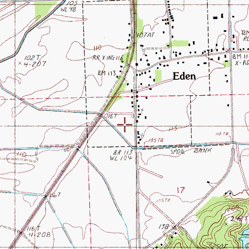 Topographic Map of Morning Star Church, MS