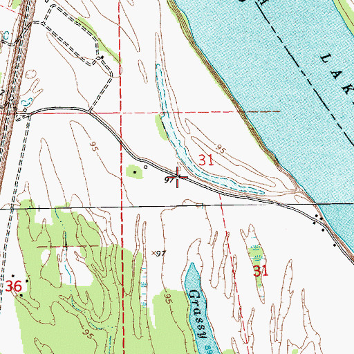 Topographic Map of Mount Ararat Church, MS