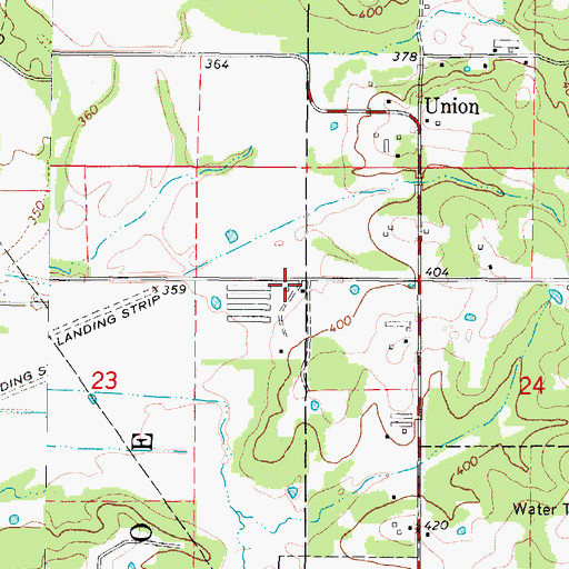 Topographic Map of Christian Home Church (historical), AR