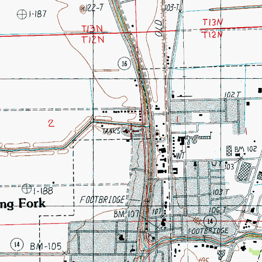 Topographic Map of Mount Lula Church, MS