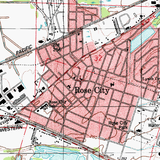 Topographic Map of Bethel Apostolic Church, AR