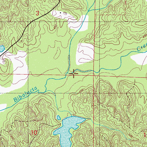 Topographic Map of Myers Branch, MS