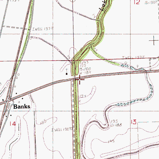 Topographic Map of Neeley Chapel, MS