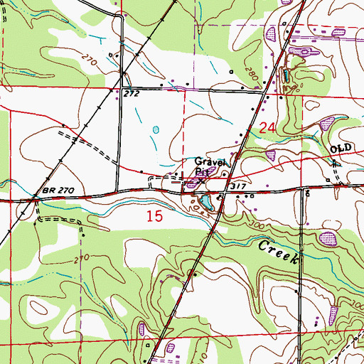 Topographic Map of New Prospect Church, MS