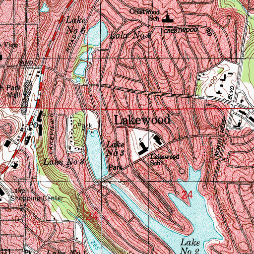 Topographic Map of Fellowship Bible Church, AR