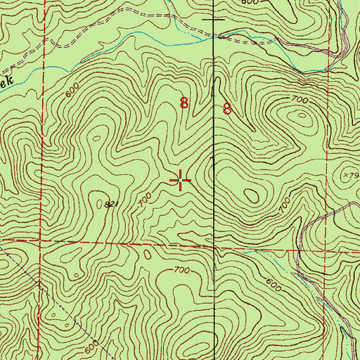 Topographic Map of Ferguson Ranch (historical), AR