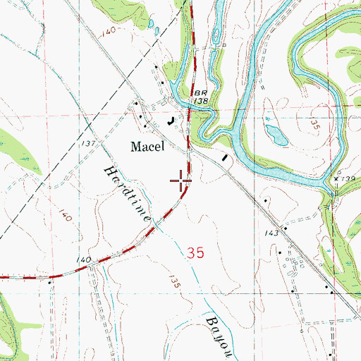 Topographic Map of New Zion Church, MS