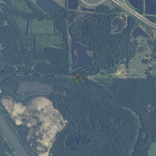 Aerial/Satellite Image of Nichols Creek, MS