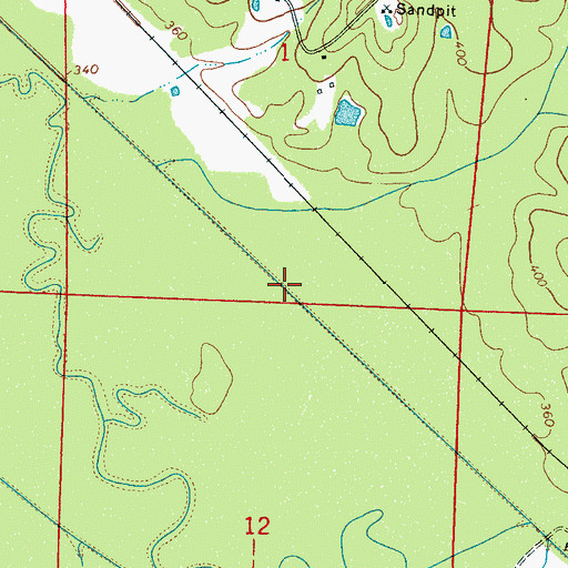 Topographic Map of North Canal, MS