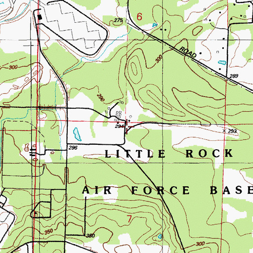 Topographic Map of Friendship Church (historical), AR