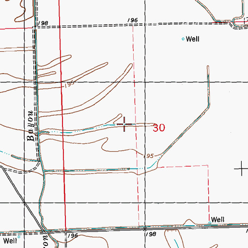 Topographic Map of Owen Farm, MS