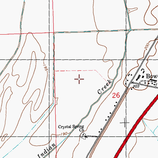 Topographic Map of Owen Farm, MS