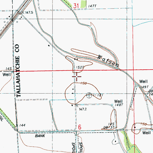 Topographic Map of Pentecostal Church of God, MS