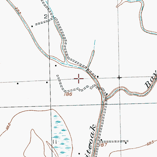 Topographic Map of Pleasant Ridge Church, MS
