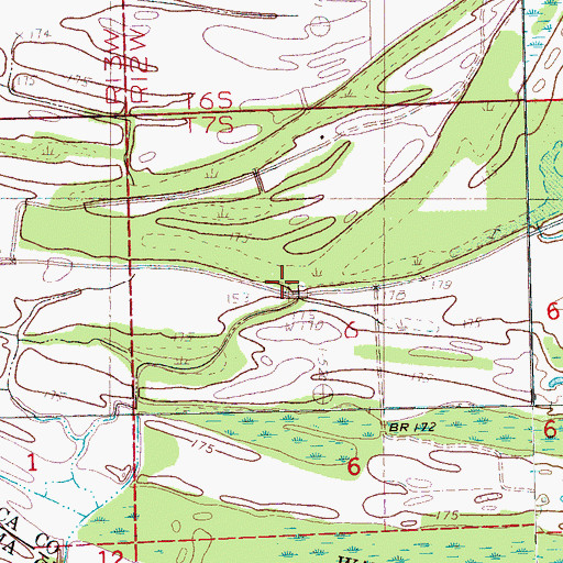 Topographic Map of Prospect Church, MS