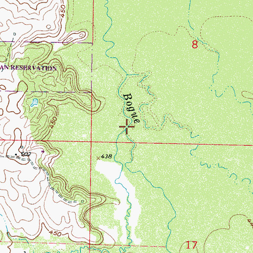 Topographic Map of Rea Ditch, MS