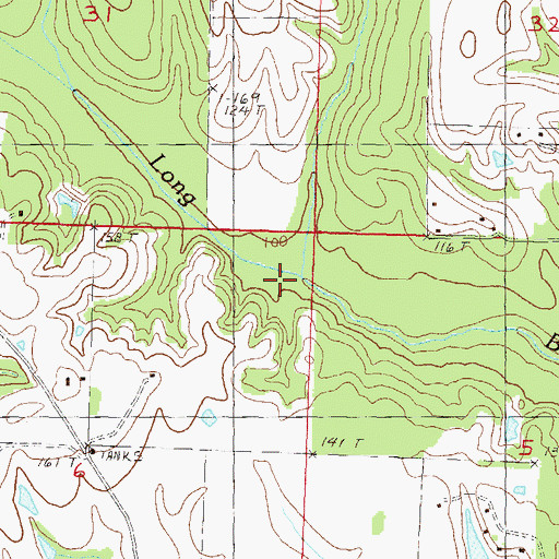 Topographic Map of Riley Brake, MS