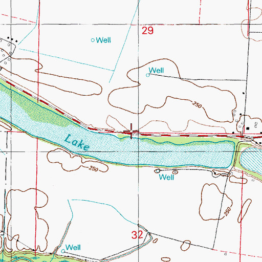 Topographic Map of Saint Joseph School (historical), AR