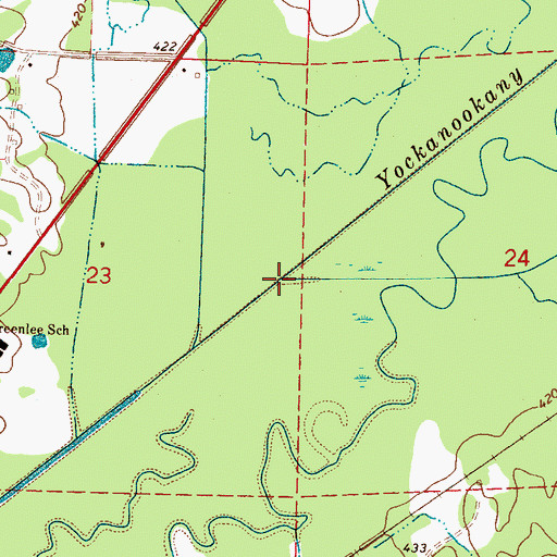 Topographic Map of Ruth Branch, MS