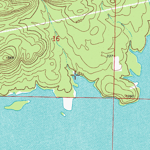 Topographic Map of Stillhouse Branch, AR
