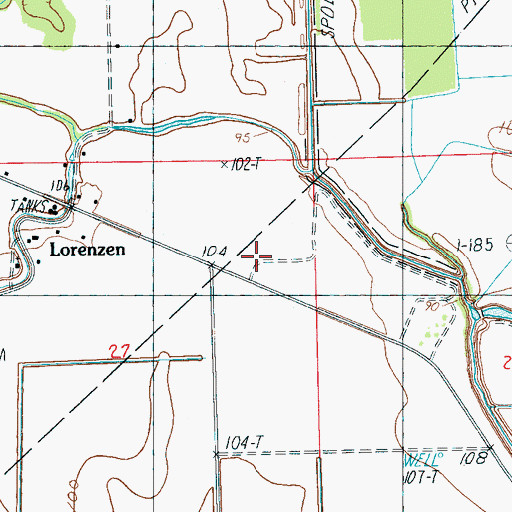 Topographic Map of Salem Church, MS