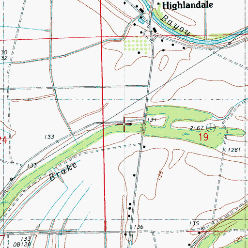 Topographic Map of Sanctified Church, MS