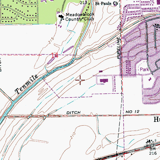 Topographic Map of The Church of Jesus Christ of Latter Day Saints, AR