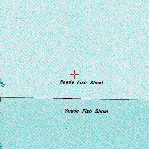 Topographic Map of Spade Fish Shoal, MS