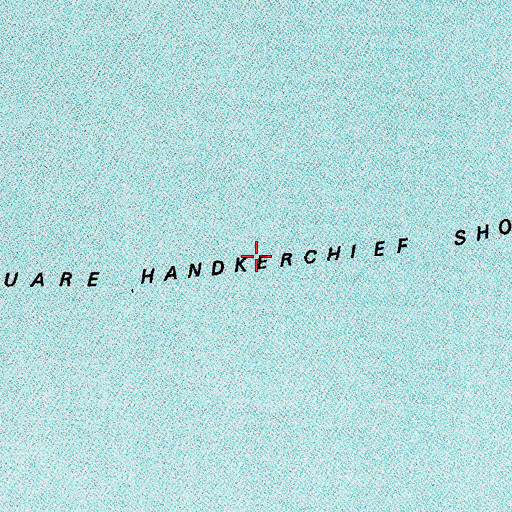 Topographic Map of Square Handkerchief Shoal, MS