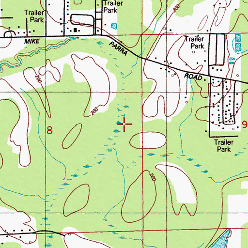 Topographic Map of Stinson Creek, MS