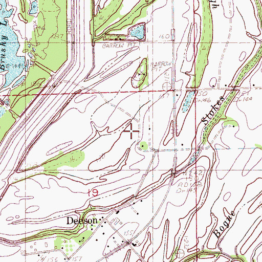 Topographic Map of Stokes Bayou, MS