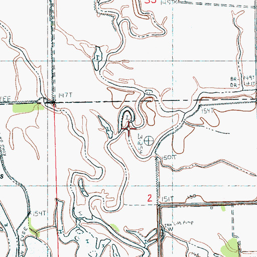 Topographic Map of Stovall Bayou, MS