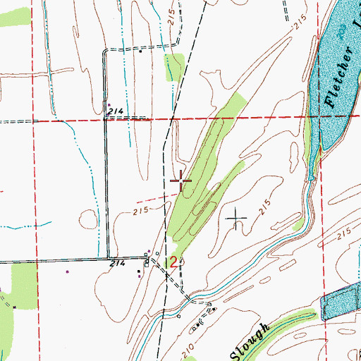 Topographic Map of Wyanke School (historical), AR