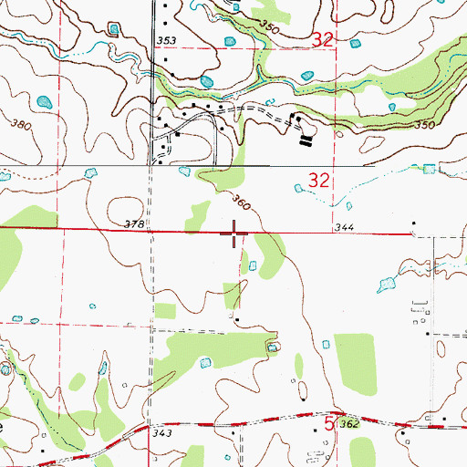 Topographic Map of Berry School (historical), AR