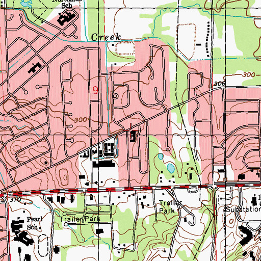 Topographic Map of Truitt Church, MS
