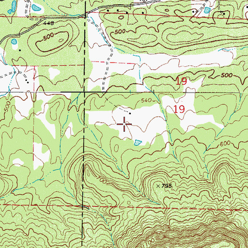 Topographic Map of Macedonia Church (historical), AR