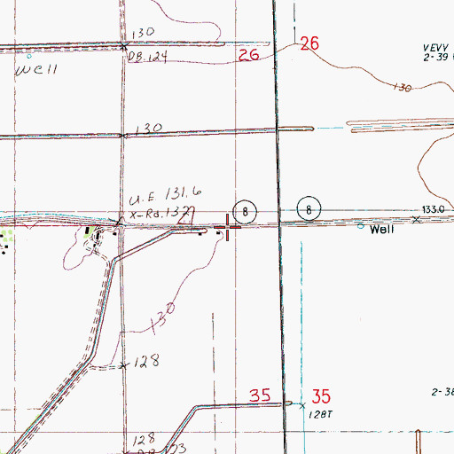 Topographic Map of Union Grove Church, MS