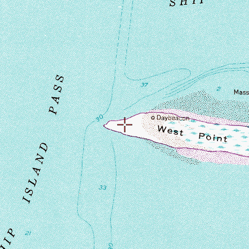 Topographic Map of West Point, MS