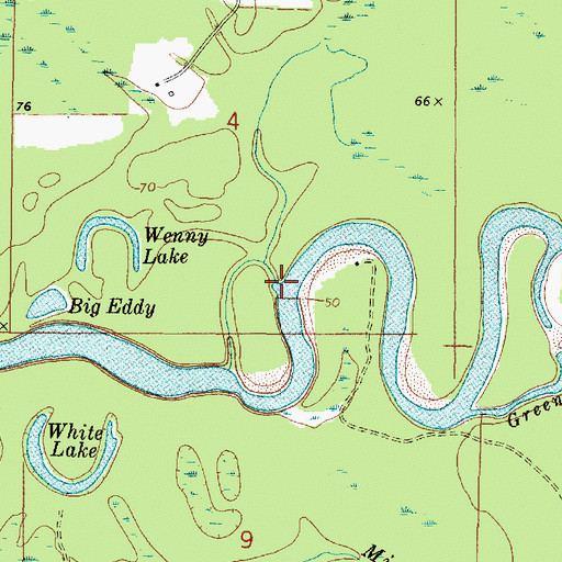 Topographic Map of Wooton Creek, MS