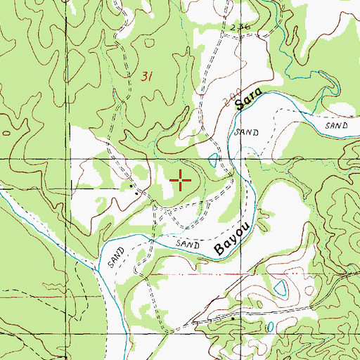 Topographic Map of Wyman Church, MS