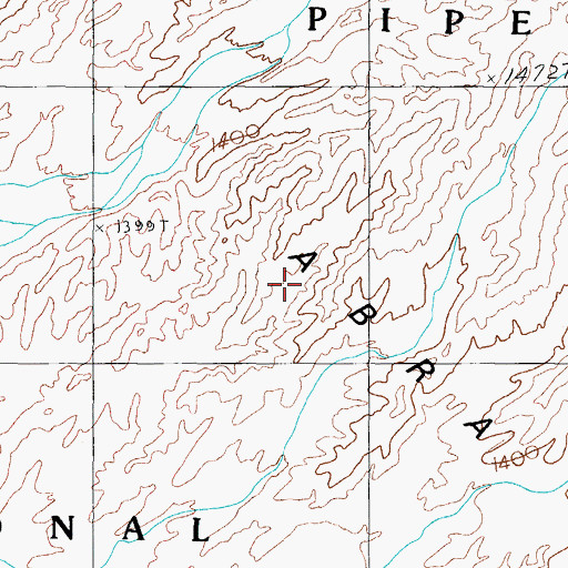 Topographic Map of La Abra Plain, AZ