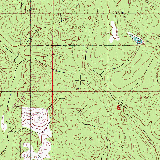 Topographic Map of Zion Hill Church, MS